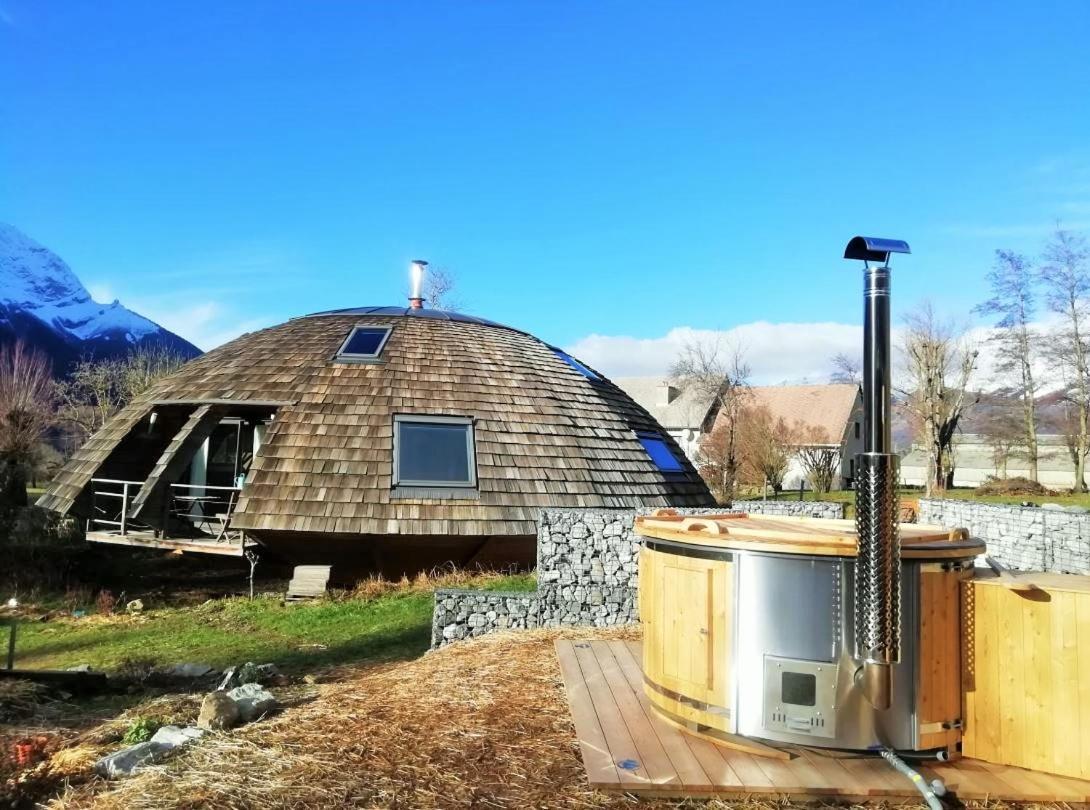 Aubessagne Au-Dela Des Nuages, Maison D'Hotes Insolite & Spa מראה חיצוני תמונה