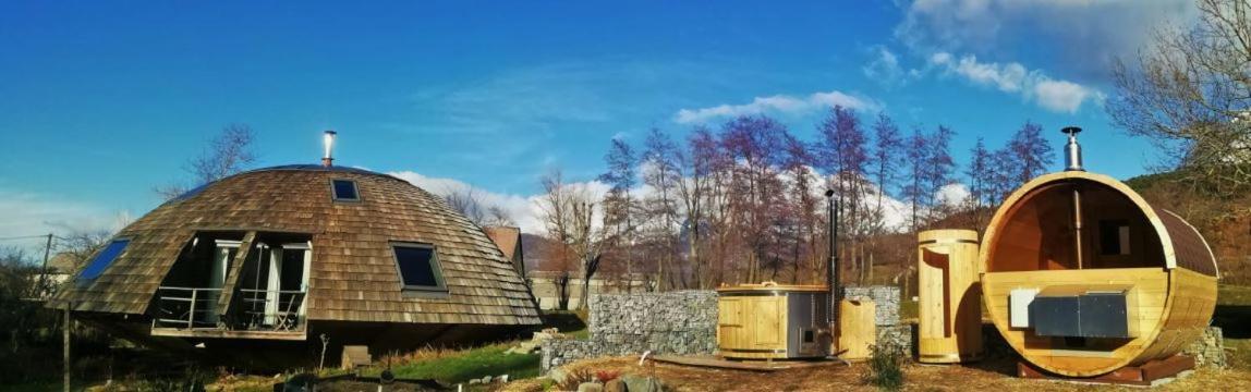 Aubessagne Au-Dela Des Nuages, Maison D'Hotes Insolite & Spa מראה חיצוני תמונה